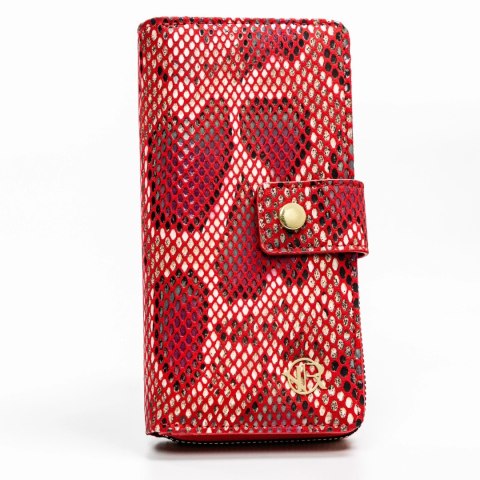 Portfel Damski Skóra Włoska Rovicky (PL) Duży Z Suwakiem Piórnik R-POR-01 18,5 x 9 x 3 [cm]