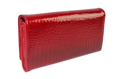 Portfel Damski Skórzany Lakierowany Jennifer Jones Długi Max Z Klamrą 5289-2 18,5 x 9,5 x 3 [cm]