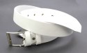 Pasek Skórzany PAS-MAX (PL) Gładki Skóra Licowa EXTRA 40 mm BIAŁY