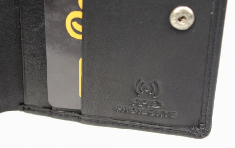 Portfel ALBATROSS (PL) Skóra Naturalna Licowa Mały Pionowy KOMIN PIEKIEŁKO RFID SN A3822 L 9 x 10 x 1,5 [cm]