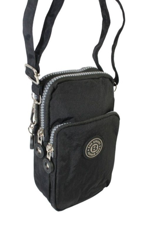 Stylowa Pozioma Torba Mała Na Ramię Bag Street NR 2248 CZARNY 20 x 12 x 4 [cm]