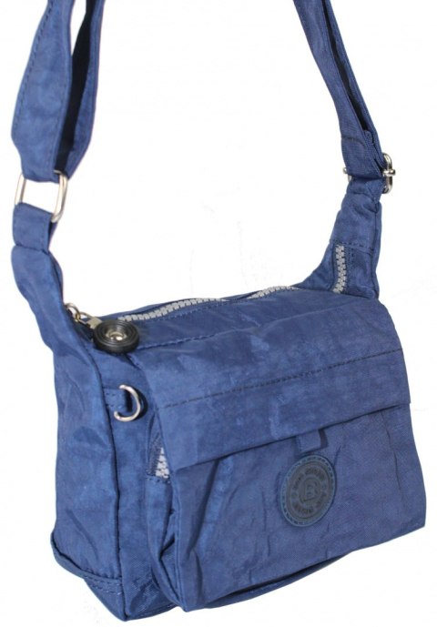 Stylowa Pozioma Torba Mała Na Ramię Bag Street NR 2251 GRANATOWY 17 x 7 x 15 [cm]