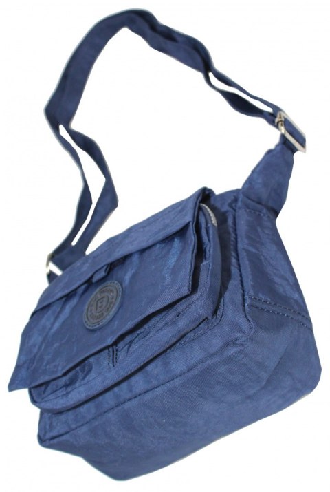 Stylowa Pozioma Torba Mała Na Ramię Bag Street NR 2251 GRANATOWY 17 x 7 x 15 [cm]