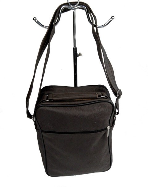 Torba męska skórzana MAGRE (PL) Pionowa DeLux Dwukomorowa Kuba 20 x 28 x 12 [cm]