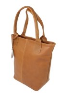 Torebka Skórzana MAGRE (PL) KLEOPATRA Shopper Bag Skóra Naturalna BRĄZOWY Gładka