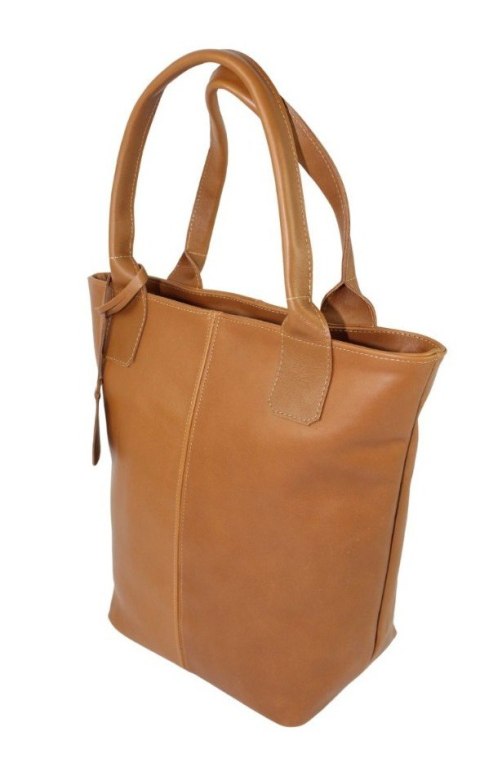 Torebka Skórzana MAGRE (PL) KLEOPATRA Shopper Bag Skóra Naturalna BRĄZOWY Gładka Torebka Skórzana MAGRE (PL) KLEOPATRA Shopper Bag Skóra Naturalna BRĄZOWY Gładka