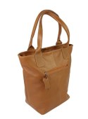 Torebka Skórzana MAGRE (PL) KLEOPATRA Shopper Bag Skóra Naturalna BRĄZOWY Gładka