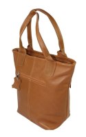 Torebka Skórzana MAGRE (PL) KLEOPATRA Shopper Bag Skóra Naturalna BRĄZOWY Gładka