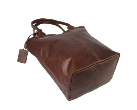 Torebka Skórzana MAGRE (PL) KLEOPATRA Shopper Bag Skóra Naturalna KASZTANOWY Połysk Torebka Skórzana MAGRE (PL) KLEOPATRA Shopper Bag Skóra Naturalna KASZTANOWY Połysk
