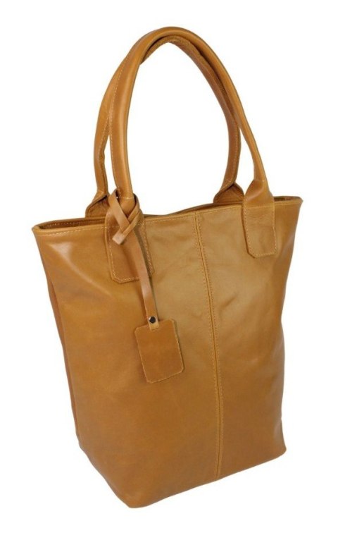 Torebka Skórzana MAGRE (PL) KLEOPATRA Shopper Bag Skóra Naturalna TOFFI Gładka Torebka Skórzana MAGRE (PL) KLEOPATRA Shopper Bag Skóra Naturalna TOFFI Gładka