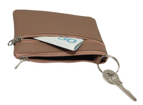 Etui Na Klucze Skórzane Polska Galanteria (PL) Skóra Naturalna Trzy Zamki Na Jeden Komplet Kluczy 34803 12 x 8,5 x 1 [cm]