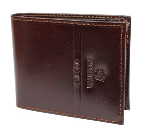 Portfel Męski Skórzany EMPORIO VALENTINI 563 992 Skóra Licowa Średni Poziomy Bez Zapięcia Jedno Skrzydełko 11 x 8,5 x 2[cm]