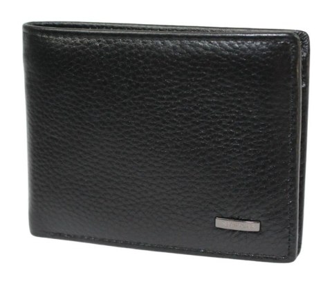 Portfel Męski Skórzany NICOLAS Skóra LicowaPoziomy Jedno Skrzydełko Suwak Na Bilon Sprężyna Na Banknoty 1009 11 x 9 x 2 [cm]
