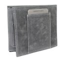 Portfel Męski Skórzany WILD Skóra Licowa Duży Poziomy Bez Zapięcia RFID N992-P-CHM 1041 12,5 x 10,5 x 2 [cm]
