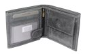 Portfel Męski Skórzany WILD Skóra Licowa Duży Poziomy Bez Zapięcia RFID N992-P-CHM 1041 12,5 x 10,5 x 2 [cm]