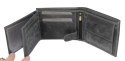 Portfel Męski Skórzany WILD Skóra Licowa Duży Poziomy Bez Zapięcia RFID N992-P-CHM 1041 12,5 x 10,5 x 2 [cm]