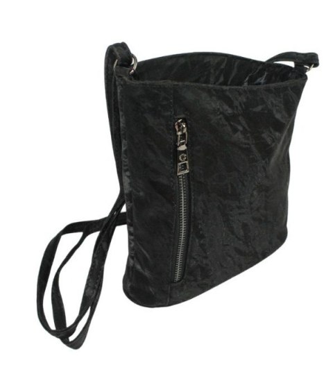 Torebka Jennifer Jones Listonoszka Skóra Włoska JJ3148 CZARNY 20 x 23 x 7 [cm]