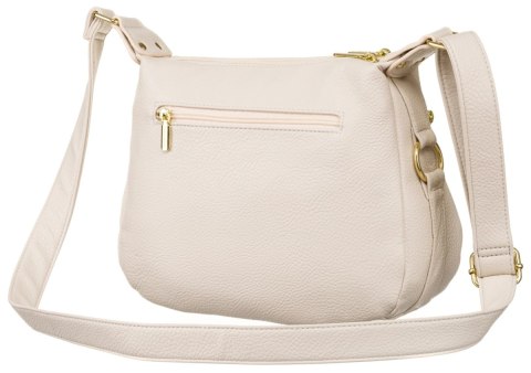 Torebka Z Ekologicznej Skóry Włoskiej Rovicky (PL) R-KP-12-A19- 0132 BIAŁA  31 x 21 x 12 [cm]