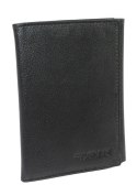 Etui Na Karty Dokumenty Cavaldi Duże Pionowe Trzy Części Skóra Naturalna PAL50 CZARNY 13 x 10 x 1,5 [cm]