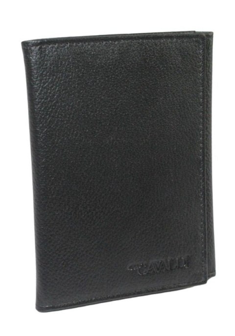 Etui Na Karty Dokumenty Cavaldi Duże Pionowe Trzy Części Skóra Naturalna PAL50 CZARNY 13 x 10 x 1,5 [cm]