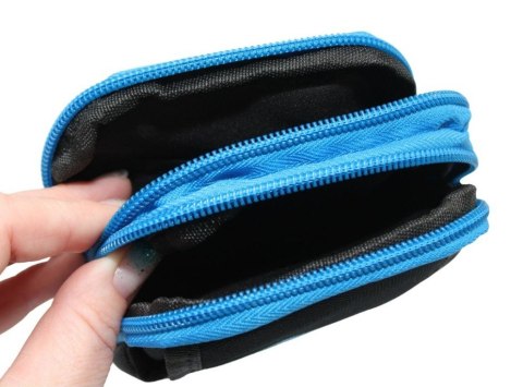 Materiałowa Pojemna Saszetka Do Paska Biodrówka Nerka Bag Street 4247 20 x 11 x 5 [cm]