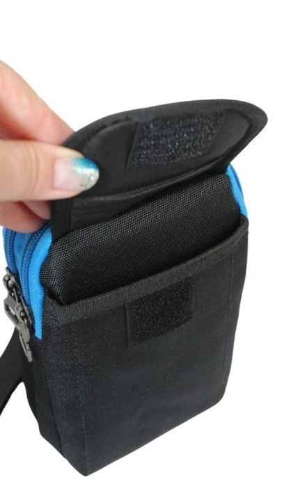 Materiałowa Pojemna Saszetka Do Paska Biodrówka Nerka Bag Street 4247 20 x 11 x 5 [cm]