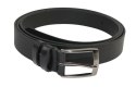 Pasek Skórzany HADA (PL) GŁADKI Skóra Licowa EXTRA 40 mm CZARNY XXL NADWYMIAR