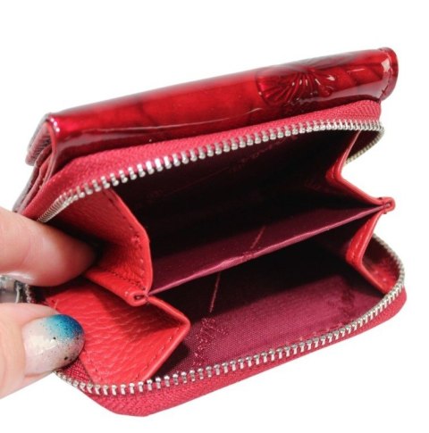 Portfel Damski Skórzany Jennifer Jones Bułeczka Na Suwak Skóra Naturalna 5263-14 9 x 6,5 x 3[cm]