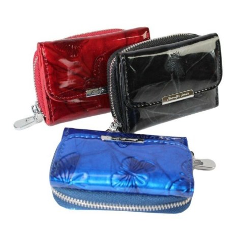 Portfel Damski Skórzany Jennifer Jones Bułeczka Na Suwak Skóra Naturalna 5263-14 9 x 6,5 x 3[cm]