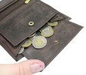 Portfel Męski Polska Galanteria (PL) Skóra Licowa Pionowy Bez Zapięcia Dwa Skrzydełka N992L RFID ,,AMSTAFF,, 13 x 10 x 2 [cm]