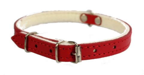 Solidna Obroża Dla Psa Skóra Naturalna 32-39 [cm] ZOO LESZCZ (PL) ZL0153