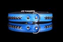 Solidna Obroża Dla Psa Skóra Naturalna Z Kostkami 16 mm / 35 cm ZL0172 ZOO LESZCZ (PL)