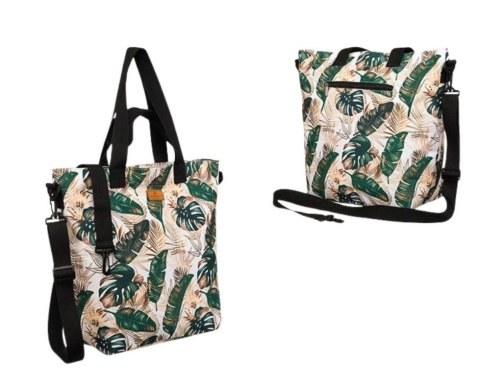 Torebka Damska Listonoszka Materiałowa Rovicky (PL) R-TZ15605/08 Na Suwak 47 x 40 x 17,5 [cm]