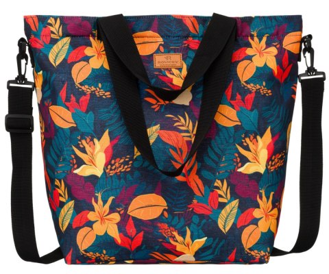 Torebka Damska Listonoszka Materiałowa Rovicky (PL) R-TZ15605/S13 Na Suwak 47 x 40 x 17,5 [cm]