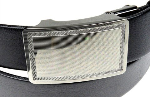 Wizytowy Pasek Skórzany 35 mm PAS-MAX (PL) Pełna Klamra AUTOMAT/SAMOZACISK Garnitur CZARNY ASZ35/KASZ6 Wizytowy Pasek Skórzany 35 mm PAS-MAX (PL) Pełna Klamra AUTOMAT/SAMOZACISK Garnitur CZARNY ASZ35/KASZ6