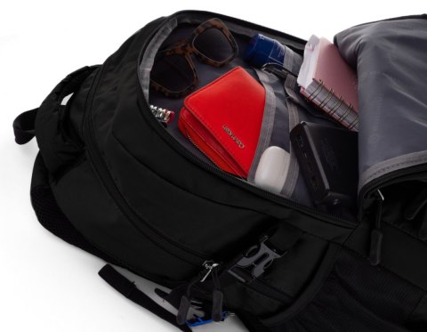 Wytrzymały Plecak Podróżny RGL PL10 CZARNY 45 x 30 x 15 [cm]