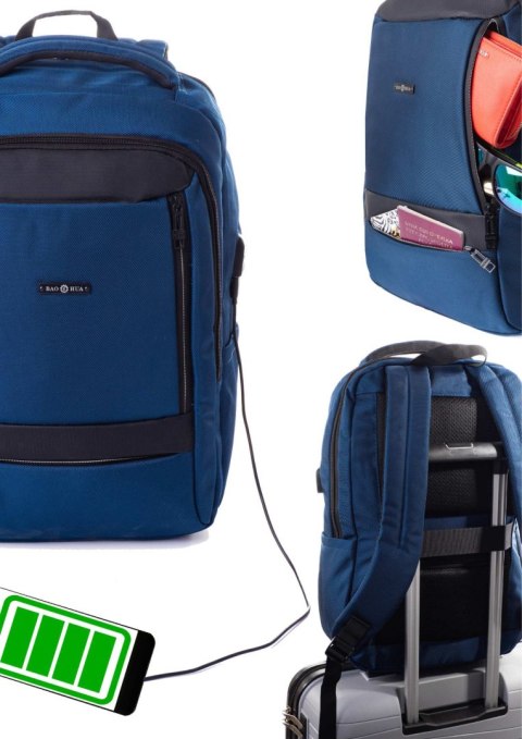 Wytrzymały Plecak Podróżny RGL PL14 GRAFITOWY 43 x 29 x 12 [cm]