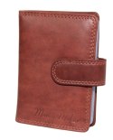 Etui Na Karty Dokumenty Money Maker Wizytownik Pionowy Skóra Naturalna 12150 CZARNY 10 x 7 x 1.5 [cm]