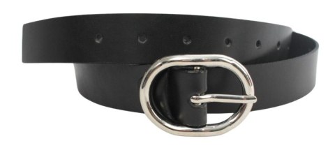 Pasek Damski Skórzany Arucce (PL) Skóra Licowa EXTRA 30 mm CZARNY Srebrna Klamra Pasek Damski Skórzany Arucce (PL) Skóra Licowa EXTRA 30 mm CZARNY Srebrna Klamra