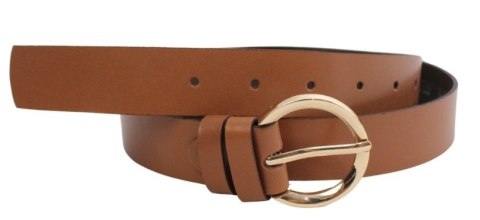 Pasek Damski Skórzany Arucce (PL)Skóra Licowa EXTRA 30 mm MLECZNA CZEKOLADA Złota Klamra Pasek Damski Skórzany Arucce (PL)Skóra Licowa EXTRA 30 mm MLECZNA CZEKOLADA Złota Klamra