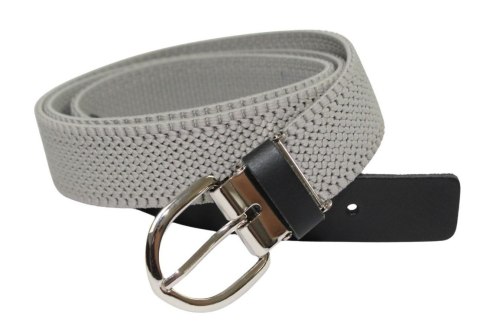Pasek Gumowa Plecionka Polska Galanteria (PL) XXL Rozciągliwy POPIELATY 30 mm Klamra Tradycyjna Uniwersalny Zakres Zapinania Pasek Gumowa Plecionka Polska Galanteria (PL) XXL Rozciągliwy POPIELATY 30 mm Klamra Tradycyjna Uniwersalny Zakres Zapinania