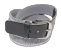 Pasek Gumowa Plecionka Polska Galanteria (PL) XXL Rozciągliwy SZARO-BIAŁY 40 mm Klamra Tradycyjna Uniwersalny Zakres Zapinania