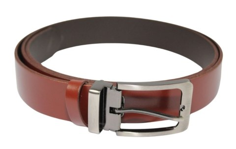 Pasek Skórzany ARUCCE (PL) Skóra Licowa EXTRA 35 mm KASZTANOWY Gładki Klamra Nowoczesna Pasek Skórzany ARUCCE (PL) Skóra Licowa EXTRA 35 mm KASZTANOWY Gładki Klamra Nowoczesna