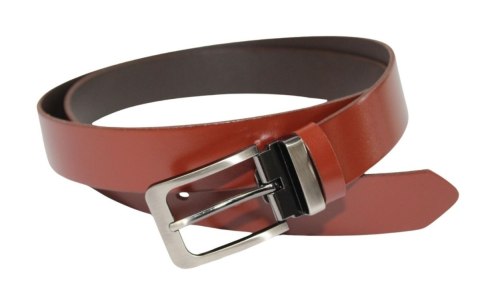 Pasek Skórzany ARUCCE (PL) Skóra Licowa EXTRA 35 mm KASZTANOWY Gładki Klamra Nowoczesna Pasek Skórzany ARUCCE (PL) Skóra Licowa EXTRA 35 mm KASZTANOWY Gładki Klamra Nowoczesna