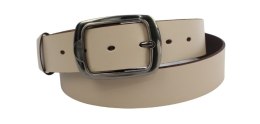 Pasek Skórzany Damski Arucce (PL) Skóra Naturalna EXTRA Gładki 40 mm CAPPUCINO Złota Klamra