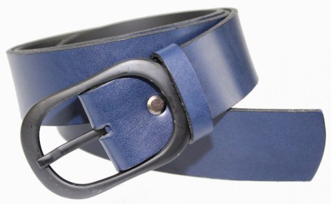 Pasek Skórzany Damski Arucce (PL) Skóra Naturalna EXTRA Gładki 40 mm GRANATOWY Pasek Skórzany Damski Arucce (PL) Skóra Naturalna EXTRA Gładki 40 mm GRANATOWY