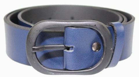 Pasek Skórzany Damski Arucce (PL) Skóra Naturalna EXTRA Gładki 40 mm GRANATOWY Pasek Skórzany Damski Arucce (PL) Skóra Naturalna EXTRA Gładki 40 mm GRANATOWY