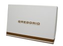 Portfel Damski Skórzany GREGORIO 14 cm Klamra i Klapka Skóra Naturalna FRZ-108 RÓŻOWY Z MORSKIM 14 x 9 x 3,5 [cm]
