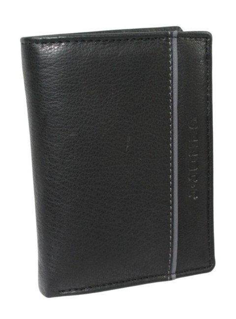 Portfel Męski Jennifer Jones Duży Pionowy Bez Zapięcia Dwa Skrzydełka Skóra Naturalna 5312-1 13 x 9,5 x 3 [cm]