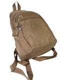 Praktyczny Plecak Materiałowy BAG STREET 2257 BRĄZOWY 35 x 21 x 12 [cm]